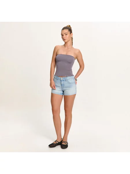 Джинсовые шорты Cropp синие