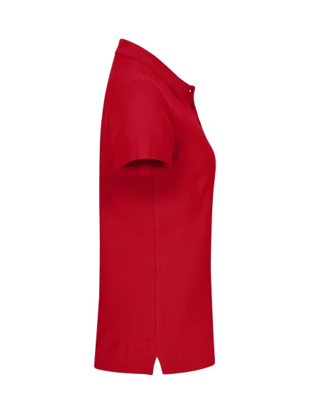 Clique Basic Polo z bawełny fason — – Red czerwony