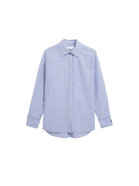 ARMEDANGELS Halenka modrá bílá