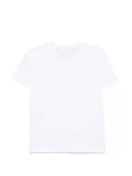 Tricou Just Cavalli cu autograf alb