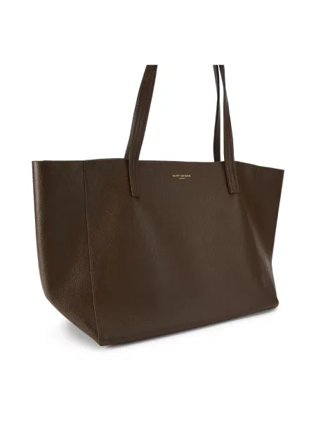 Kurt Geiger London torebka shopper skórzana VIOLET brązowa