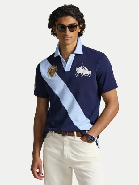 Polo Ralph Lauren Тениска с яка и Тъмносин