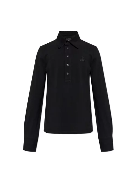 Koszulka polo Vivienne Westwood czarna