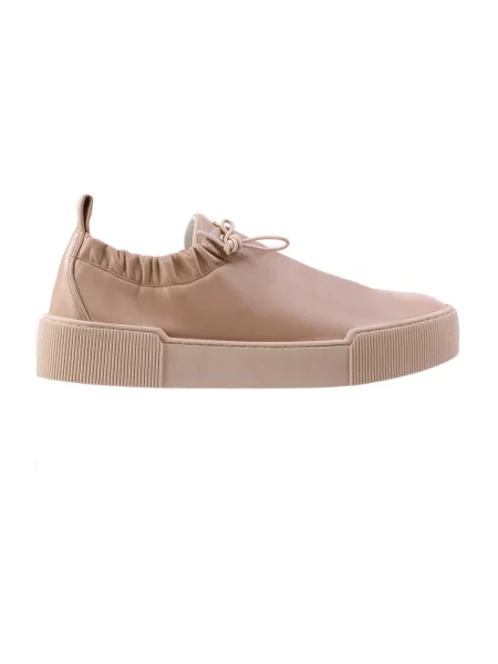 Sneakersy Högl skórzane beżowe