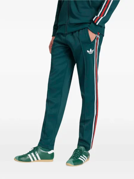 Бягане сандали Adidas с принт на райета бяло