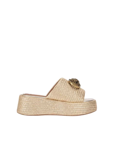 Klapki mules Kurt Geiger London beżowe