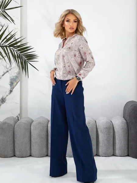 Штани класичні LadyLike бавовна/поліестер синій