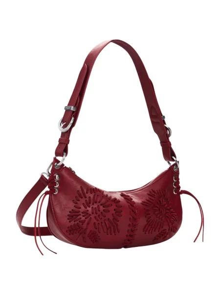 Hosszú crossbody táska Desigual piros