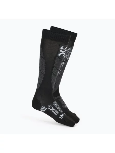 Șosete de schi pentru femei UYN Ski All Mountain black/white alb