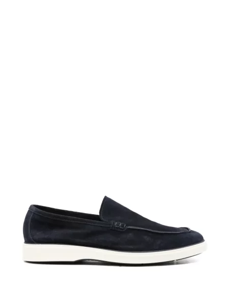Pantofi loafer John Harrison din piele de căprioară albastru
