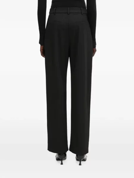Pantaloni Wrstbhvr cu autograf negru