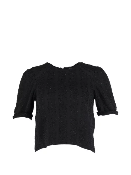 Top Maje negru