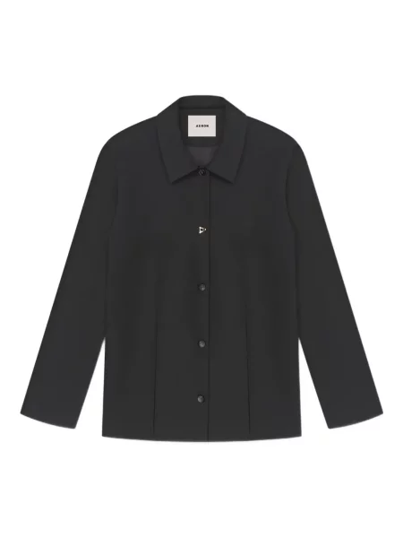Długa koszula z długim rękawem áeron czarna
