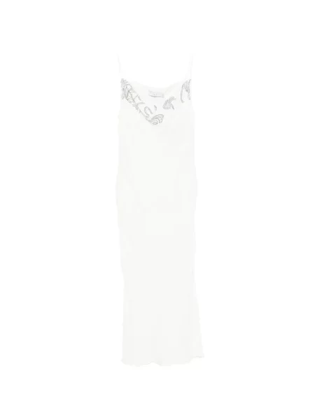 Rochie midi Iro până la genunchi de costum alb