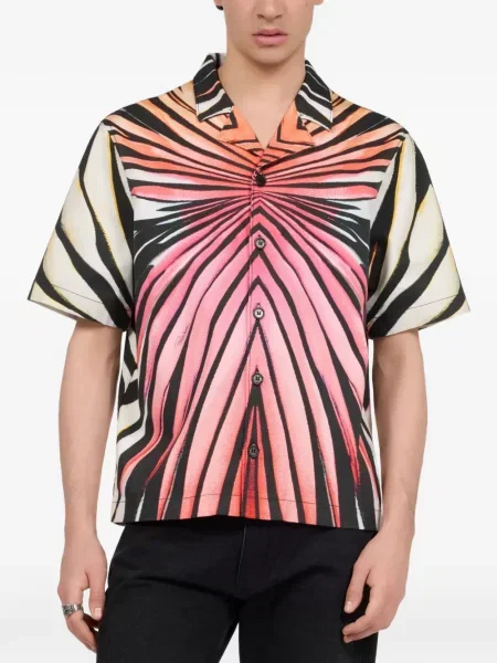 Scurt cămașă Roberto Cavalli cu imagine roz