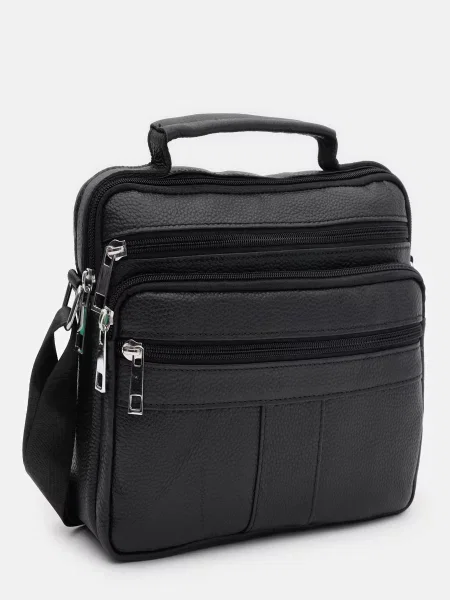 Borsa Leather Мессенджер Шкіра чорний