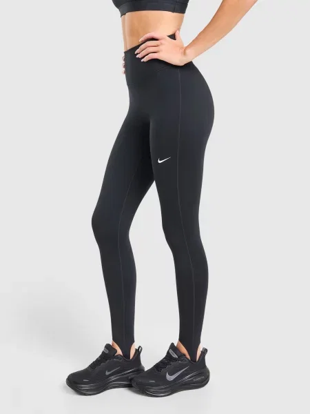 Nike Leggings W Df Stirrup Tight czarne