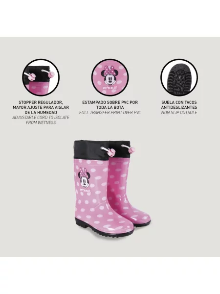 Cizme copii Minnie roz