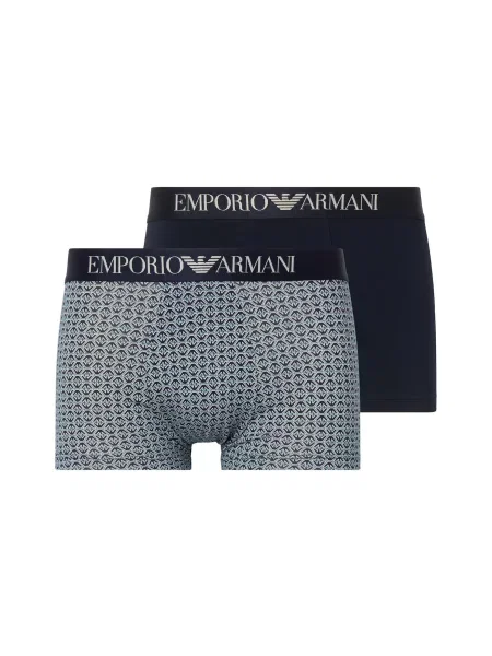 Emporio Armani Boxerky modrá / námornícka modrá biela