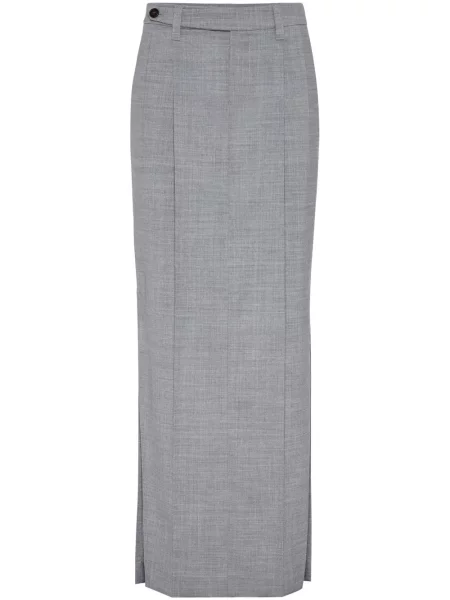 Fusta maxi Brunello Cucinelli de lână