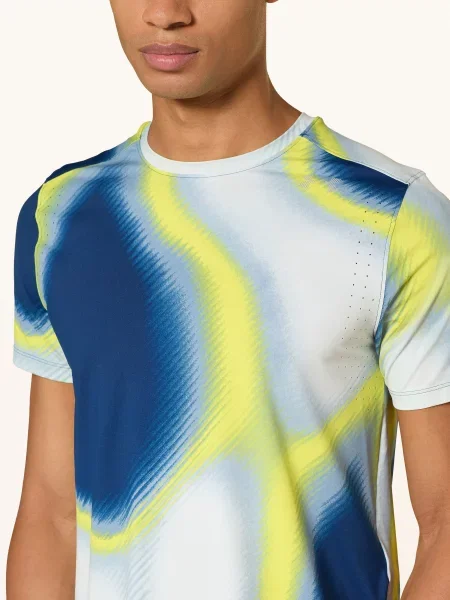 Under Armour Funkční Tričko Ua Velociti Pro tmavě / žlutá / tmavě modrá