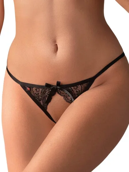 Эротические трусики с пикантными вырезами Трусы_Obsessive_Miamor_otwarte чорні