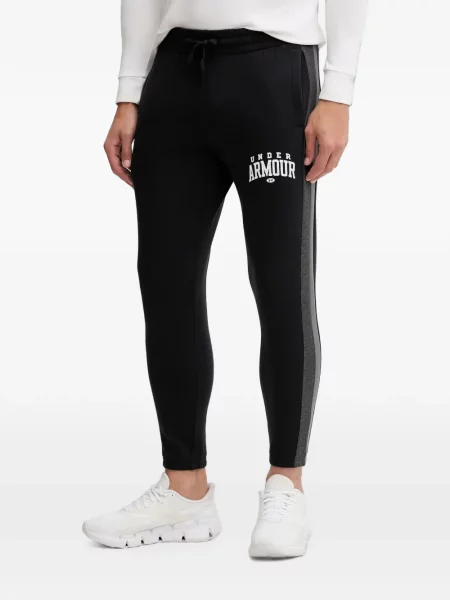 Бягане панталон Under Armour на райета черно