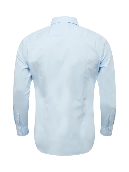 BOSS Black Cămașă Hank pastel albastru