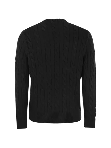 Cămașă cu dungi Polo Ralph Lauren cu dungi cu autograf cu decolteu rotund albastru