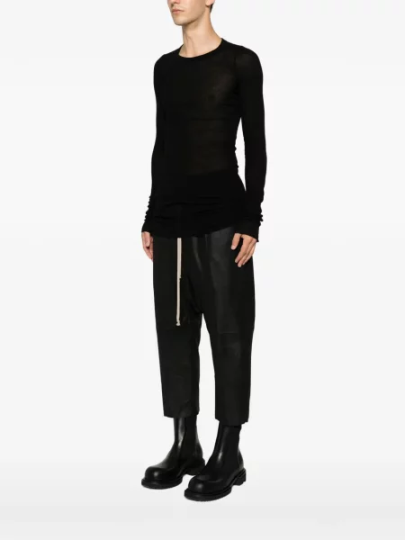 Lung tricou Rick Owens negru