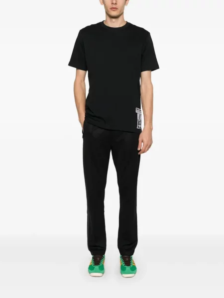 Tricou Adidas cu dungi negru