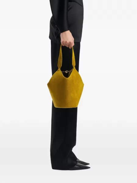 Geantă shopper Khaite verde