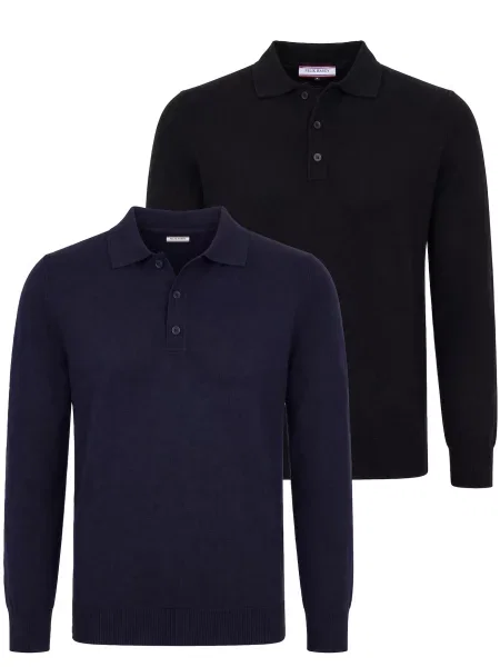 Felix Hardy Pulover albastru marin negru