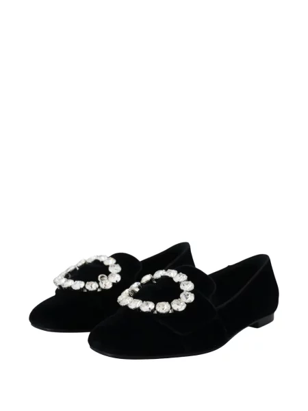 Кадифени лоуфъри Dolce & Gabbana черно