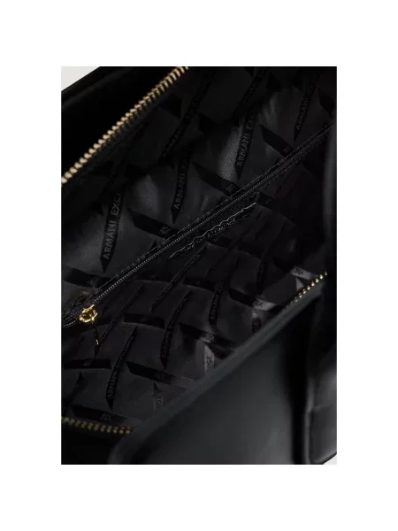 ARMANI EXCHANGE Kabelka zlatá čierna