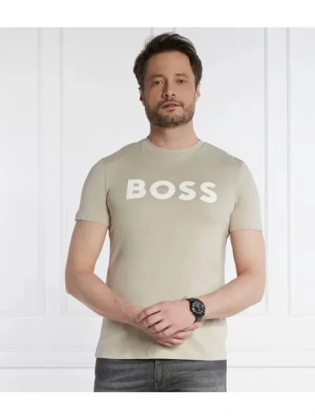 BOSS ORANGE Tricou Thinking bej