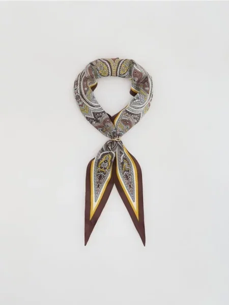 Reserved Шийна хустка з візерунком різнобарвний 