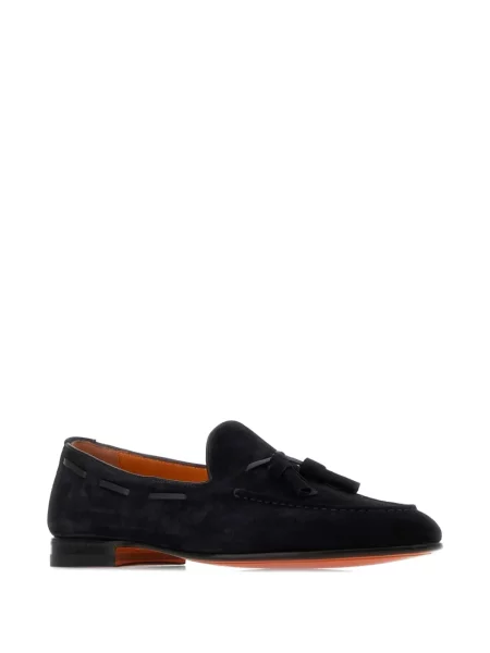 Szarvasbőr loafer Santoni kék