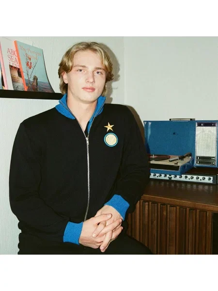 Koszulka retro piłkarska dla dorosłych FC Internazionale niebieska