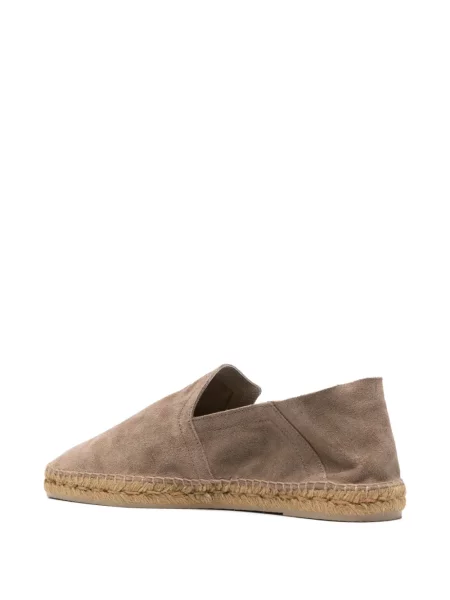Espadrile Castaner din piele de căprioară gri