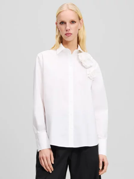 KARL LAGERFELD Košeľa biela