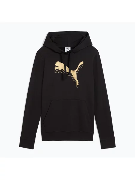 Bluza PUMA ESS Metalic Hoodie TR puma black/metallic gold czarna