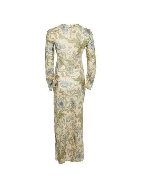 Rochie maxi Sir cu model floral cu imagine