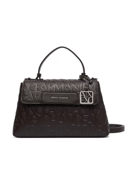 Armani Exchange Rankinė Tamsiai ruda