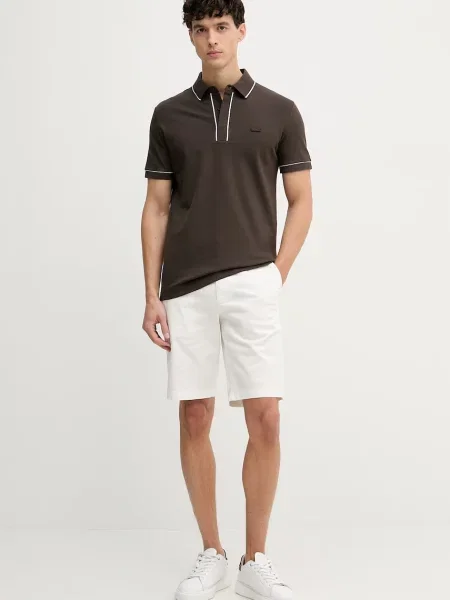 Lacoste šortky béžové