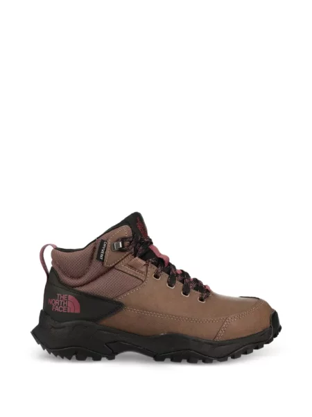 Botine The North Face cu șireturi din dantelă maro