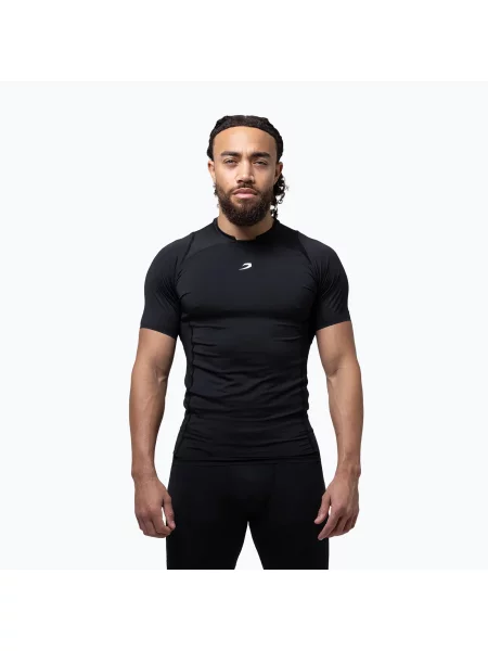Tricou pentru bărbați BOXRAW Saddler Compression black negru