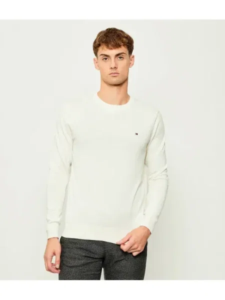TOMMY HILFIGER Pulover Essential deschis bej