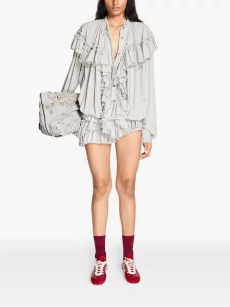 Geantă Dries Van Noten gri