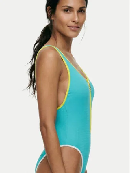 Seafolly Női fürdőruha Beach Bound Retro Türkizkék
